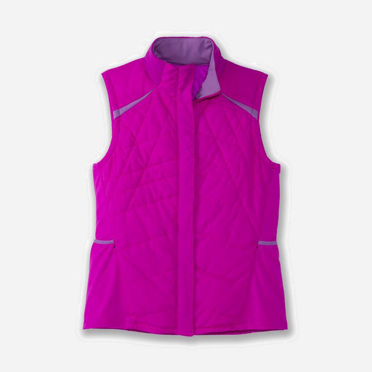 Brooks Shield Hybrid Hardloopvest voor Dames Purper (SIEXV-1973)